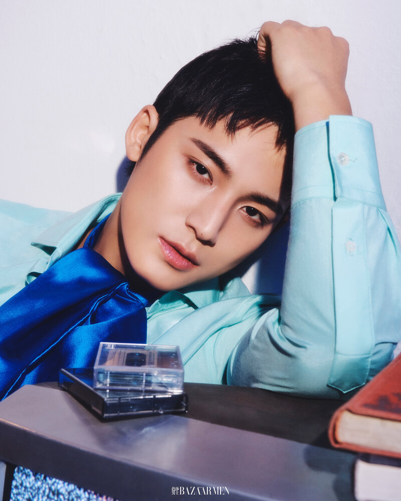 SEVENTEEN Mingyu for BAZAAR Men China documents 3