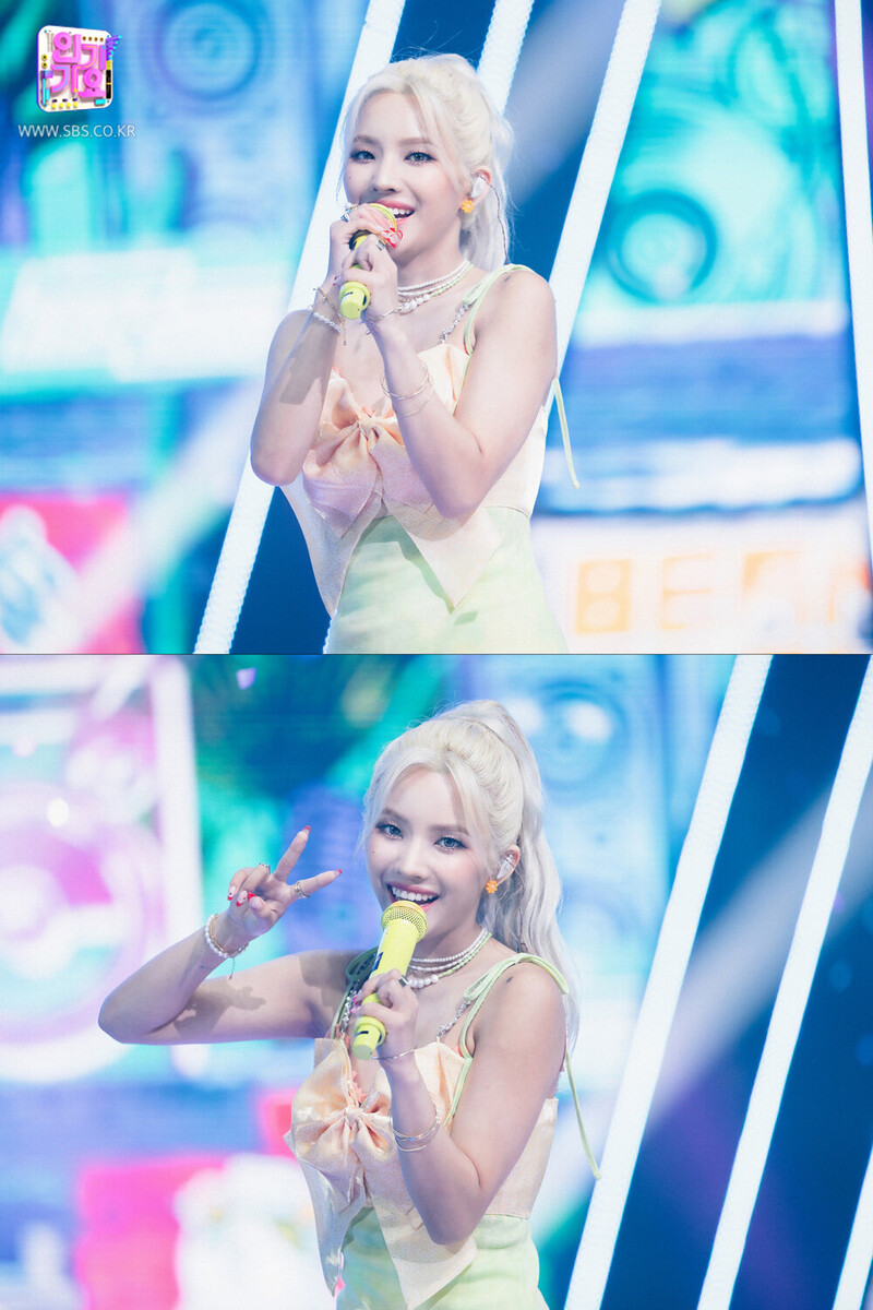 210718 (G)I-DLE Soyeon 'BEAM BEAM' at Inkigayo documents 13