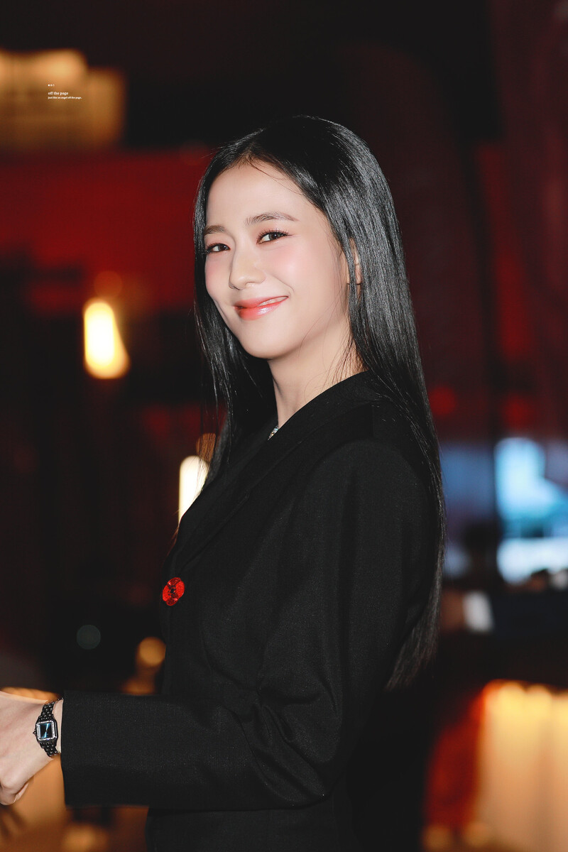 221006 BLACKPINK Jisoo - CARTIER Pop-Up Event documents 2