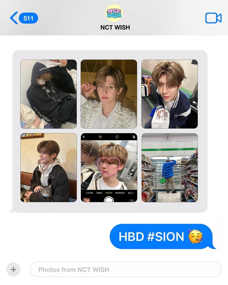 240511 NCT Wish SNS update - Happy Sion Day documents 1