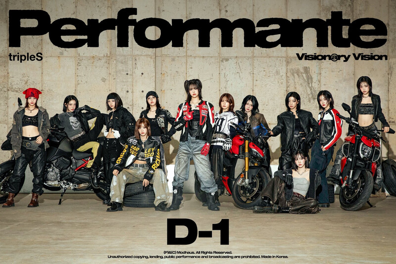 tripleS Visionary Vision - 'Performante' D-1 Teaser documents 1