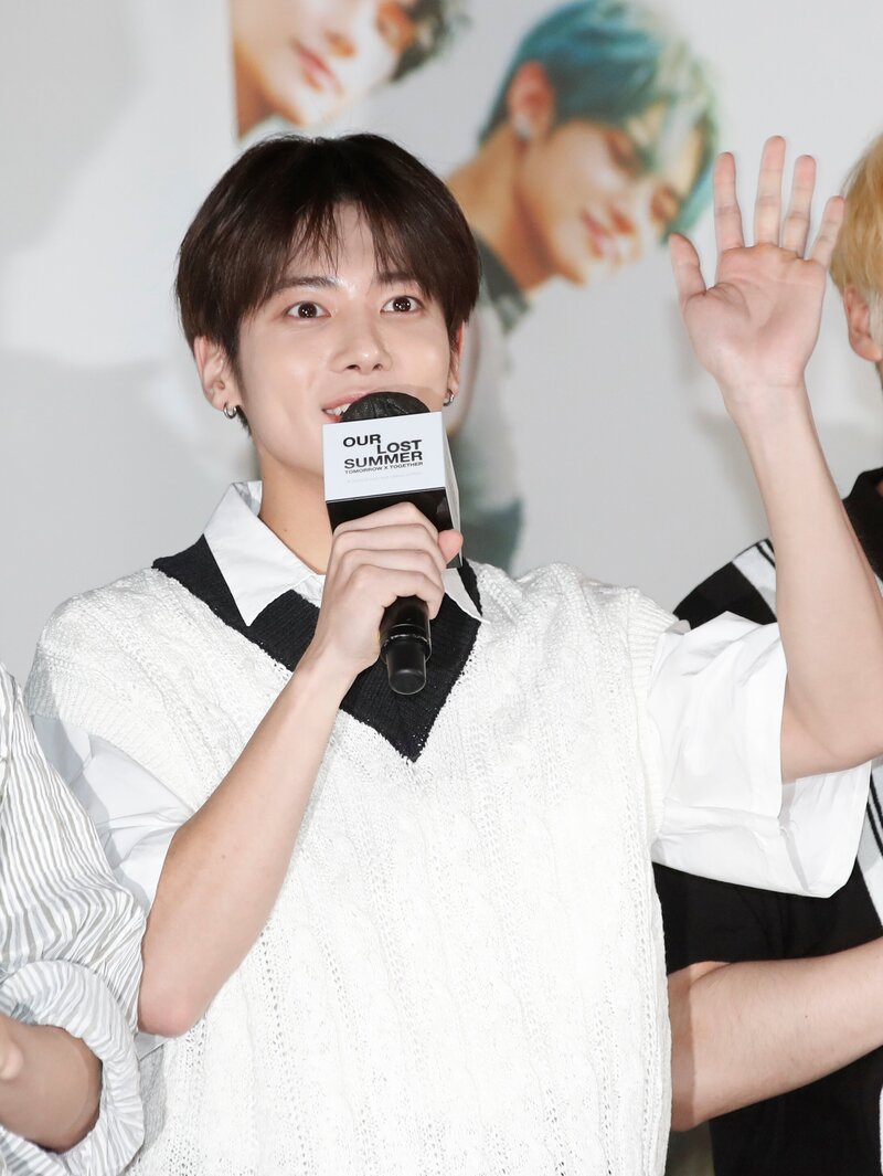230726 TXT Taehyun at 'Tomorrow X Together: Our Lost Summer' Special Fan Premier documents 3