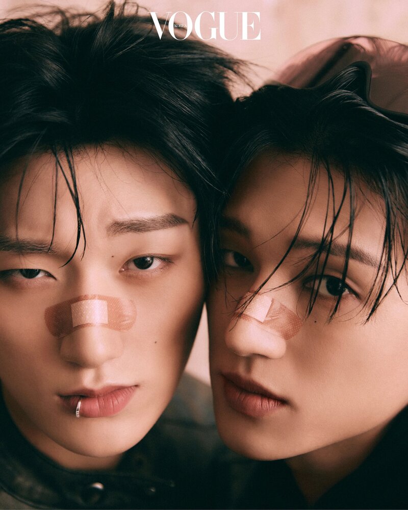 SAN and WOOYOUNG for VOGUE KOREA 2024 Issue documents 3