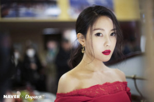 Hyomin "Allure" music video photoshoot by naver x dispatch