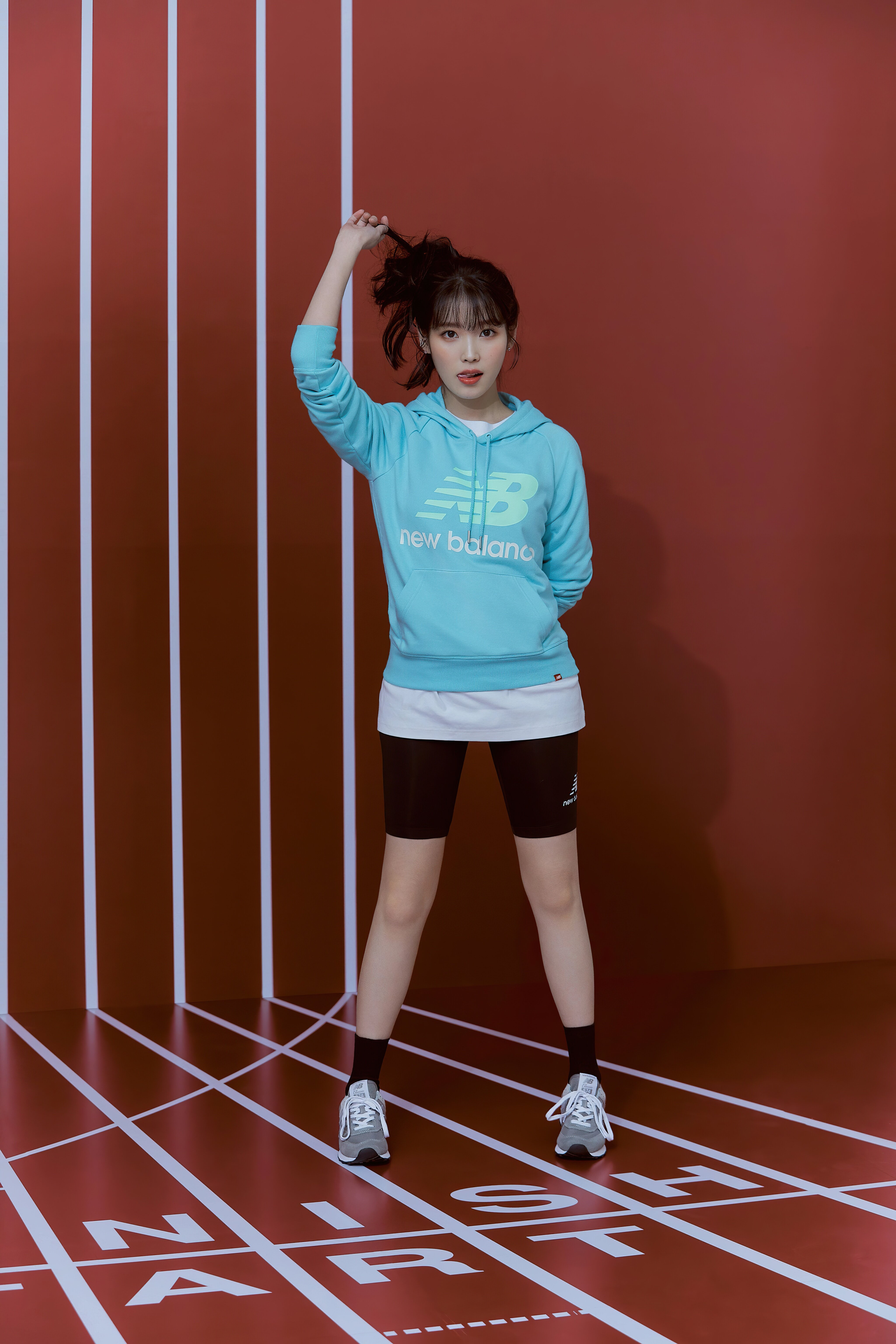 IU for New Balance '574' Shoe Collection 2022 kpopping