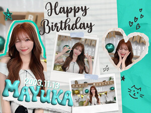 241113 - NiziU Twitter Update | HAPPY BIRTHDAY MAYUKA