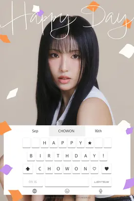 240916 - LIGHTSUM SNS Update | HAPPY BIRTHDAY CHOWON