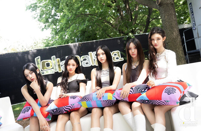 230820 New Jeans - Backstage at 'Lollapalooza Chicago 2023' with Dispatch documents 3