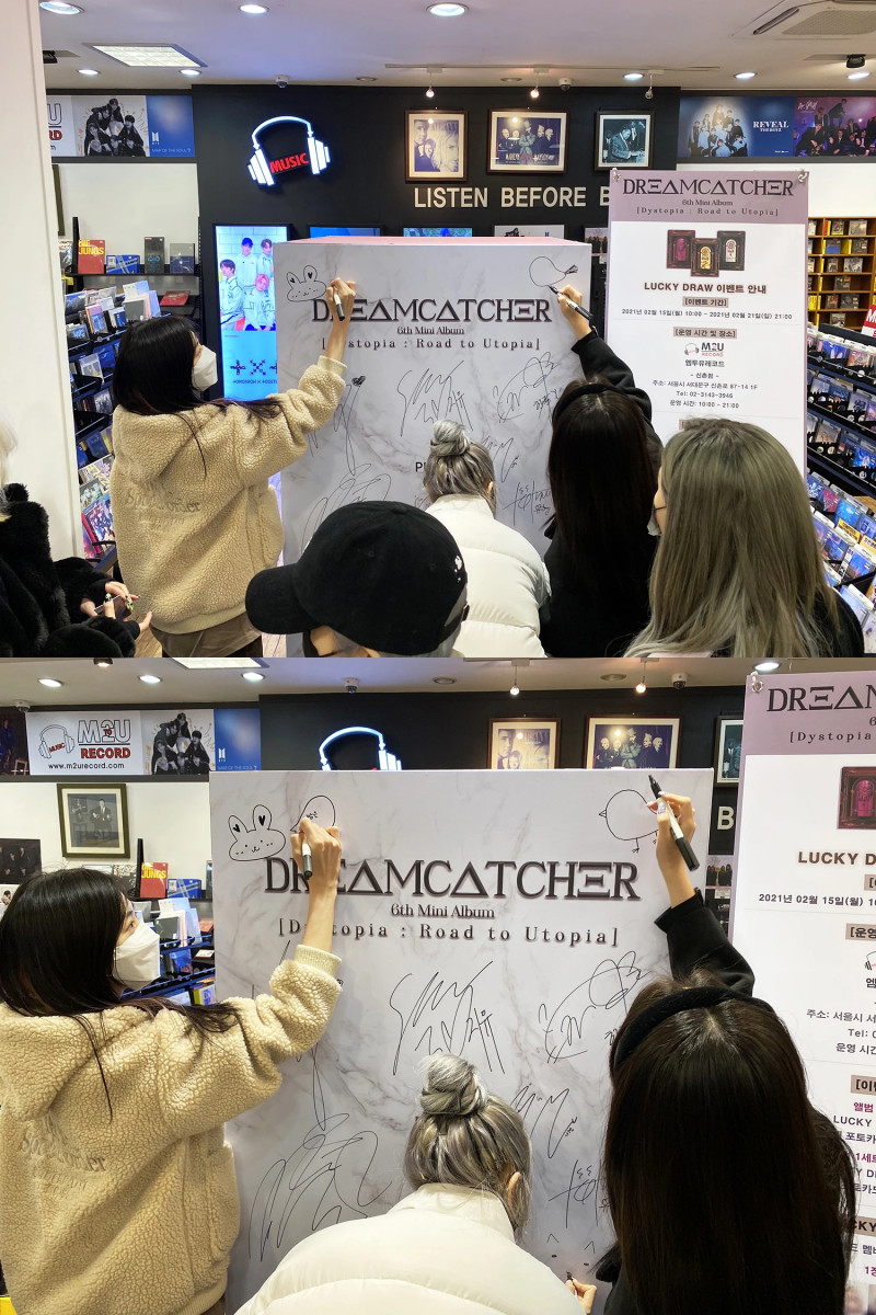 210426 Dreamcatcher Naver Post -  'Odd Eye' Music Show Week Behind 2 documents 13