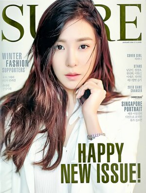 [SCANS] Tiffany for SURE Magazine January 2016 issue