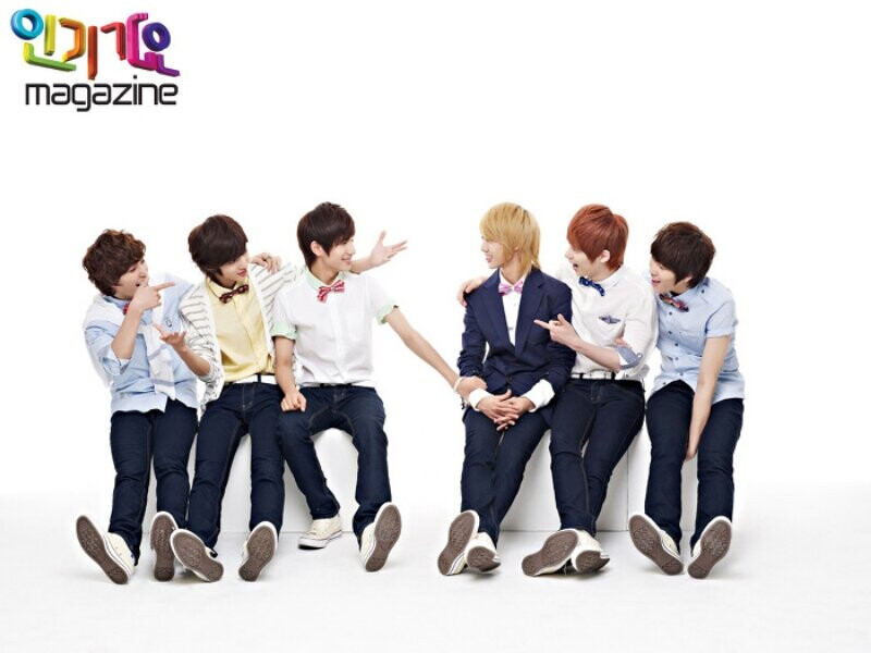 Boyfriend for Inkigayo magazine (July 2011) documents 4