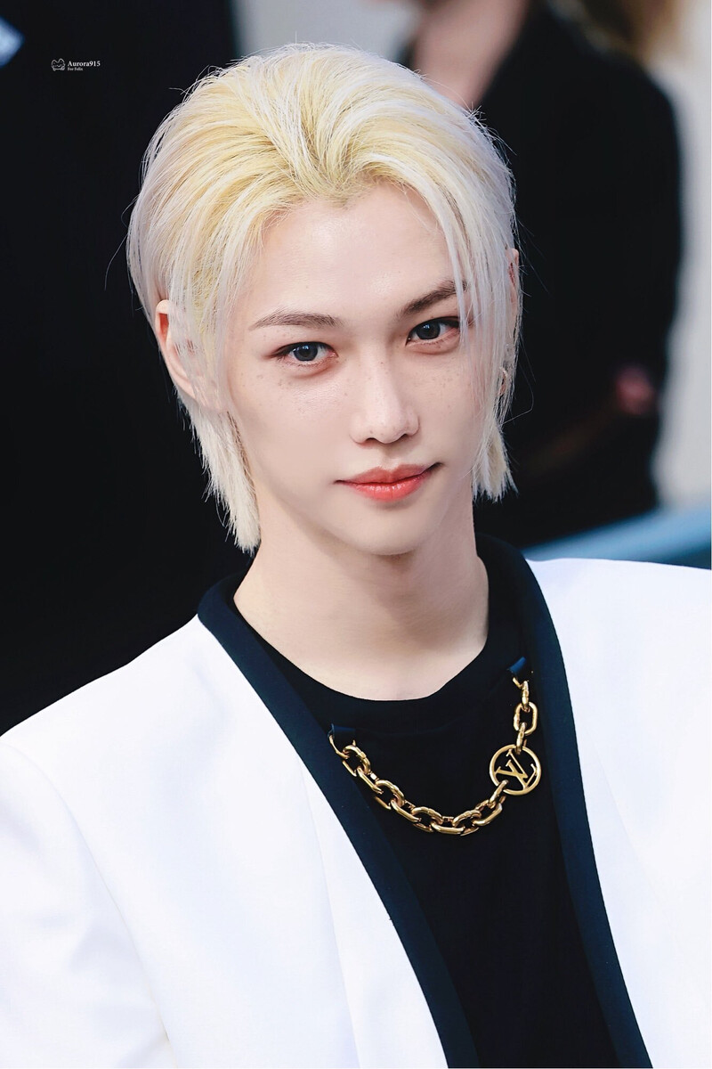 231002 Stray Kids Felix at the Louis Vuitton Spring-Summer 2024 Show PFW23 documents 19