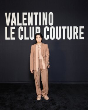 230126 SUGA- VALENTINO Le Club Haute Couture Collection at Paris Fashion Week