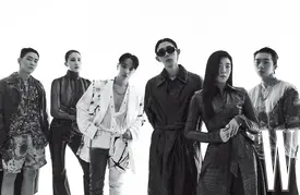 Simon Dominic, GRAY, Woo Wonjae, Code Kunst, Hoody & Sogumm for W Korea 2020 June Issue