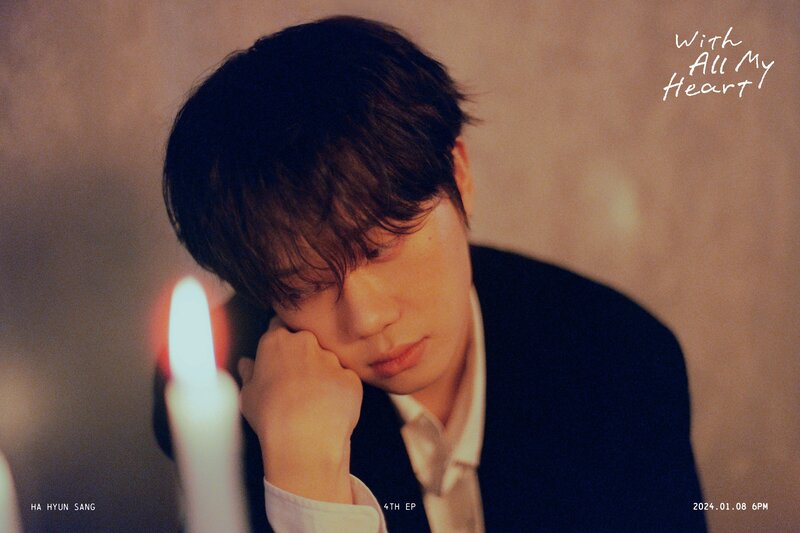 Ha Hyunsang 4th EP 'With All My Heart' concept photos documents 6