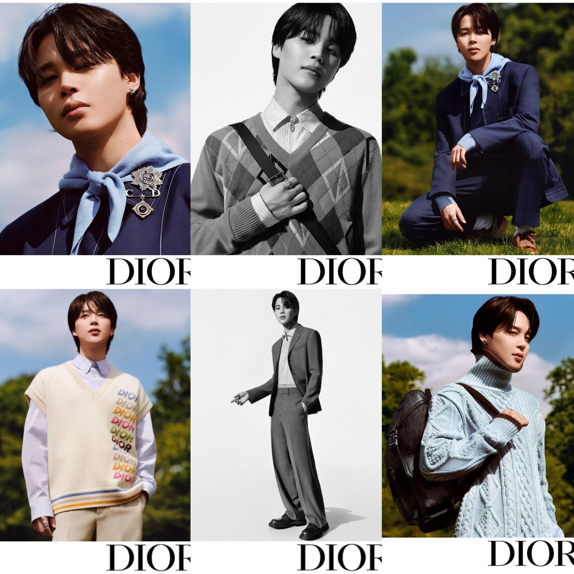 BTS Jimin Dior Global Ambassador On The Feb 2023 Issue Of WKorea Dior  Summer 23 Looks Home Decor Poster Canvas - Mugteeco