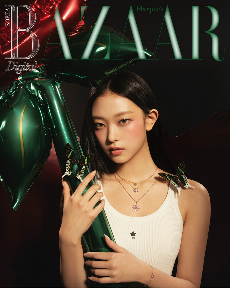 NewJeans Haerin x Dior Joaillerie ‘Étoile des Vents’ Collection for Harper’s Bazaar Korea May 2024 Issue documents 2