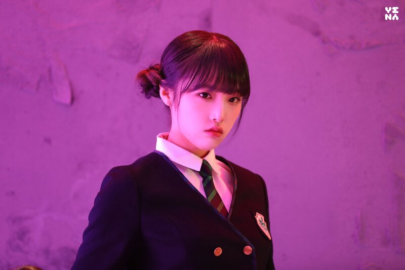 220304 Yuehua Entertainment Naver Update - YENA - Girl's High School 2  Poster Shoot Behind documents 10