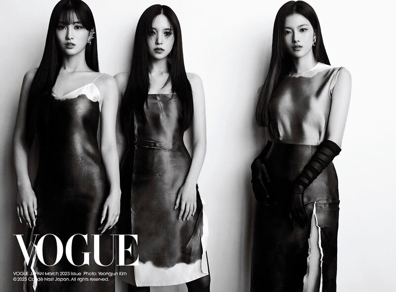 TWICE Mina, Sana & Momo for Vogue Japan March 2023 Issue documents 2