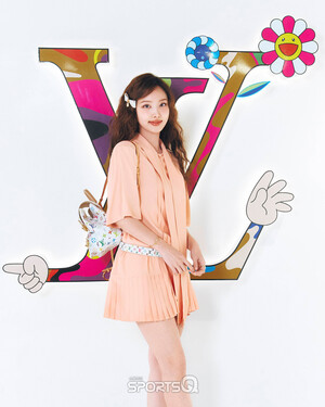 250110 NAYEON at Louis Vuitton Photo wall for launch of LV x Murakami Collection