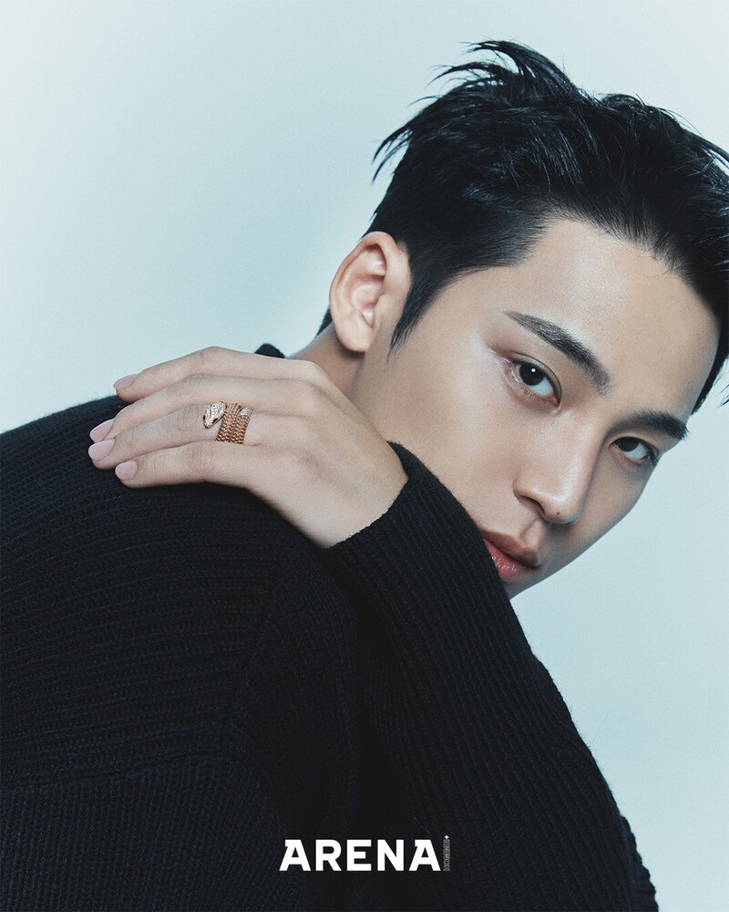 MINGYU x BVLGARI for Arena Homme+ March 2024 Issue documents 2
