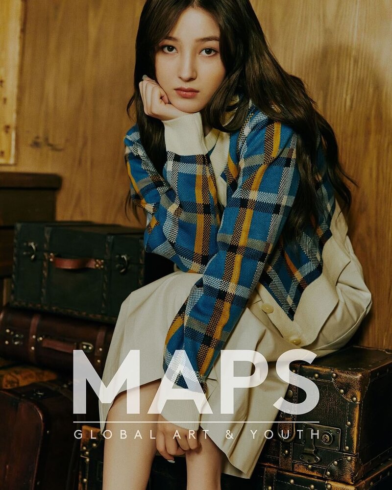 MOMOLAND's Nancy for MAPS Magazine October 2021 issue documents 1