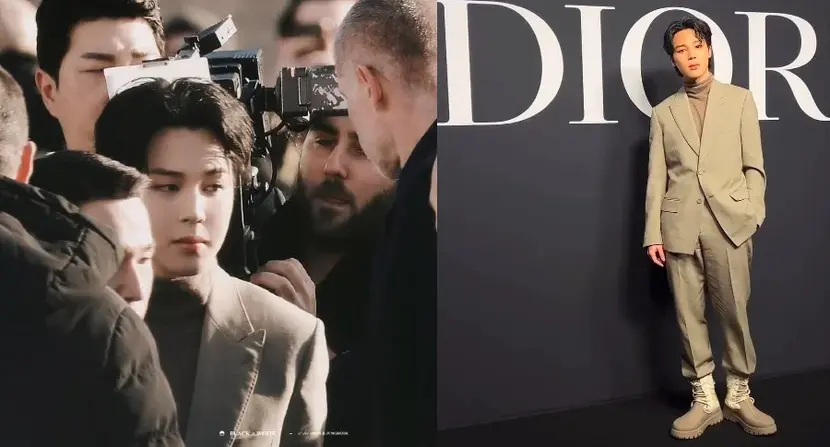 "Jimin's Vibe Totally Changed" — Jimin's Appearance at the Dior Fashion Show Is a Hot Topic Among Korean Netizens