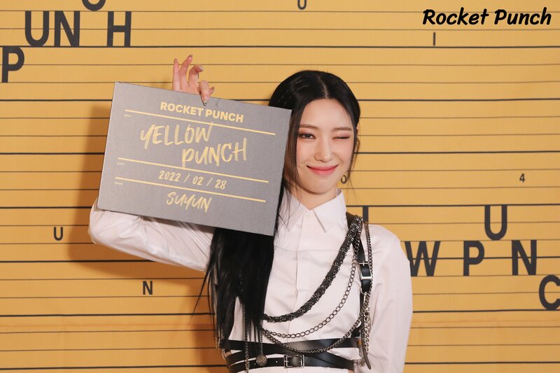 220222 Woollim Naver Post - Rocket Punch 'YELLOW PUNCH' Jacket Shoot Behind documents 9