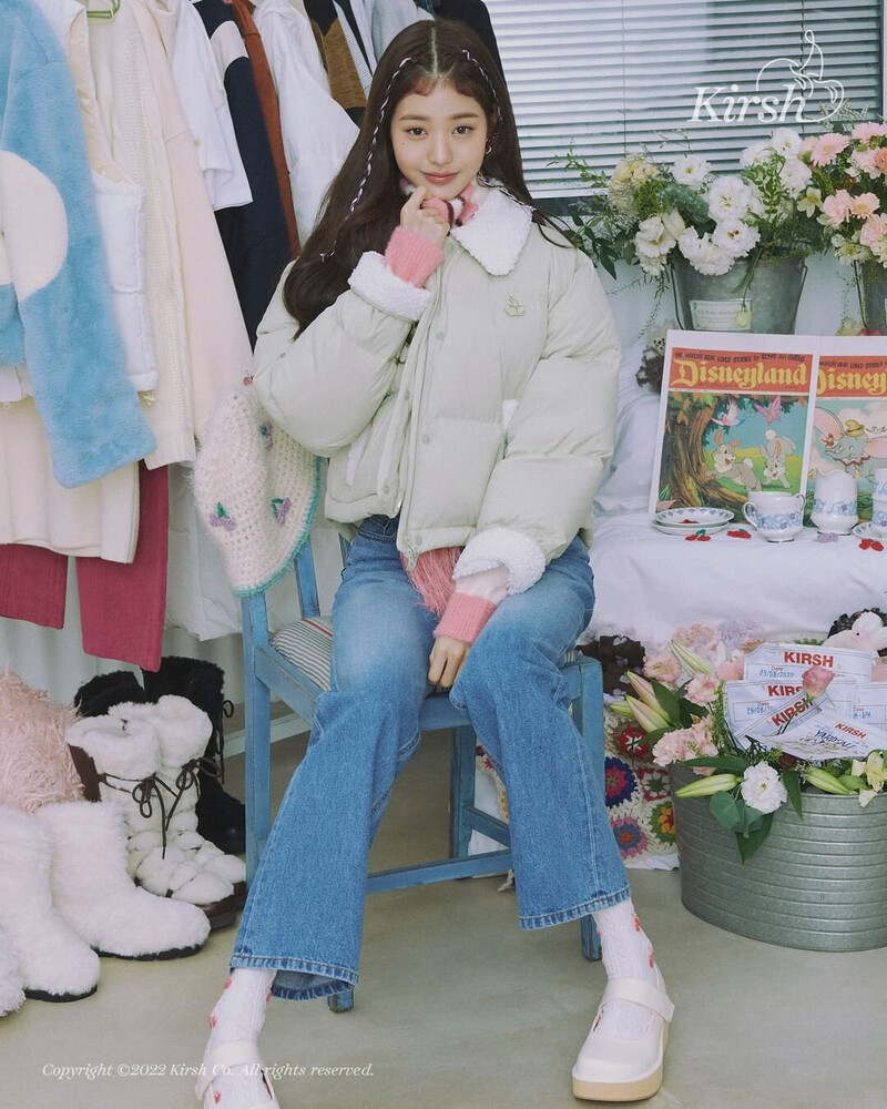 IVE Wonyoung for KIRSH 22AW 'Get play love' Collection documents 4