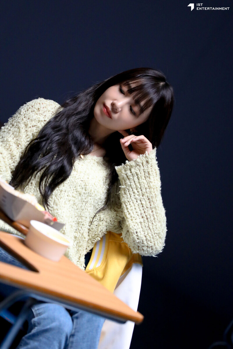 240110 IST Naver post - EUNJI behind the scenes of 'She's Bagel' commercial shoot documents 8