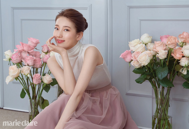 Bae Suzy for Marie Claire Korea Magazine March 2021 x Lancome documents 3