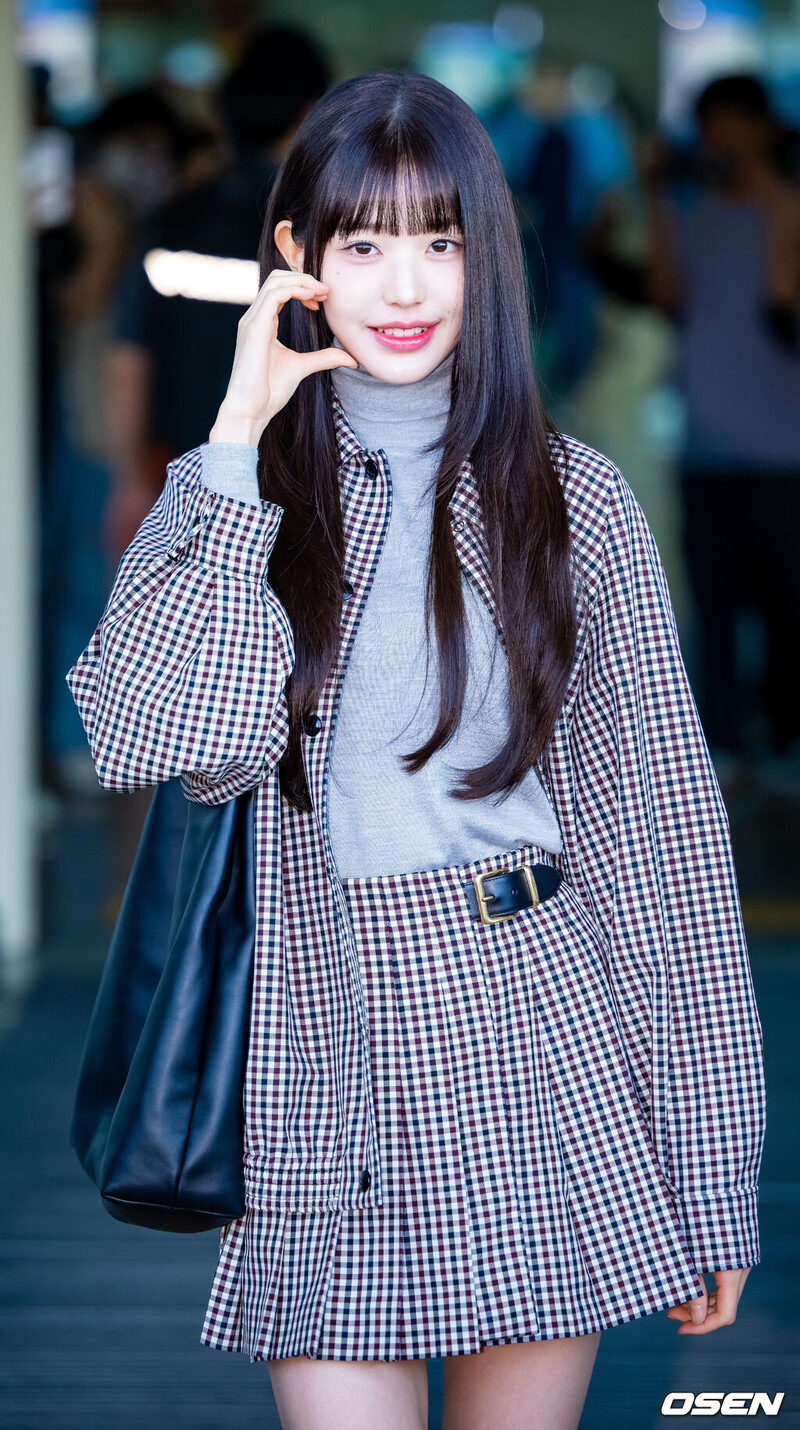 231002 IVE Jang Wonyoung - Incheon International Airport | kpopping