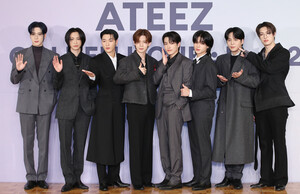 241114 Ateez - at press conference for 11th mini album 'GOLDEN HOUR : Part.2'