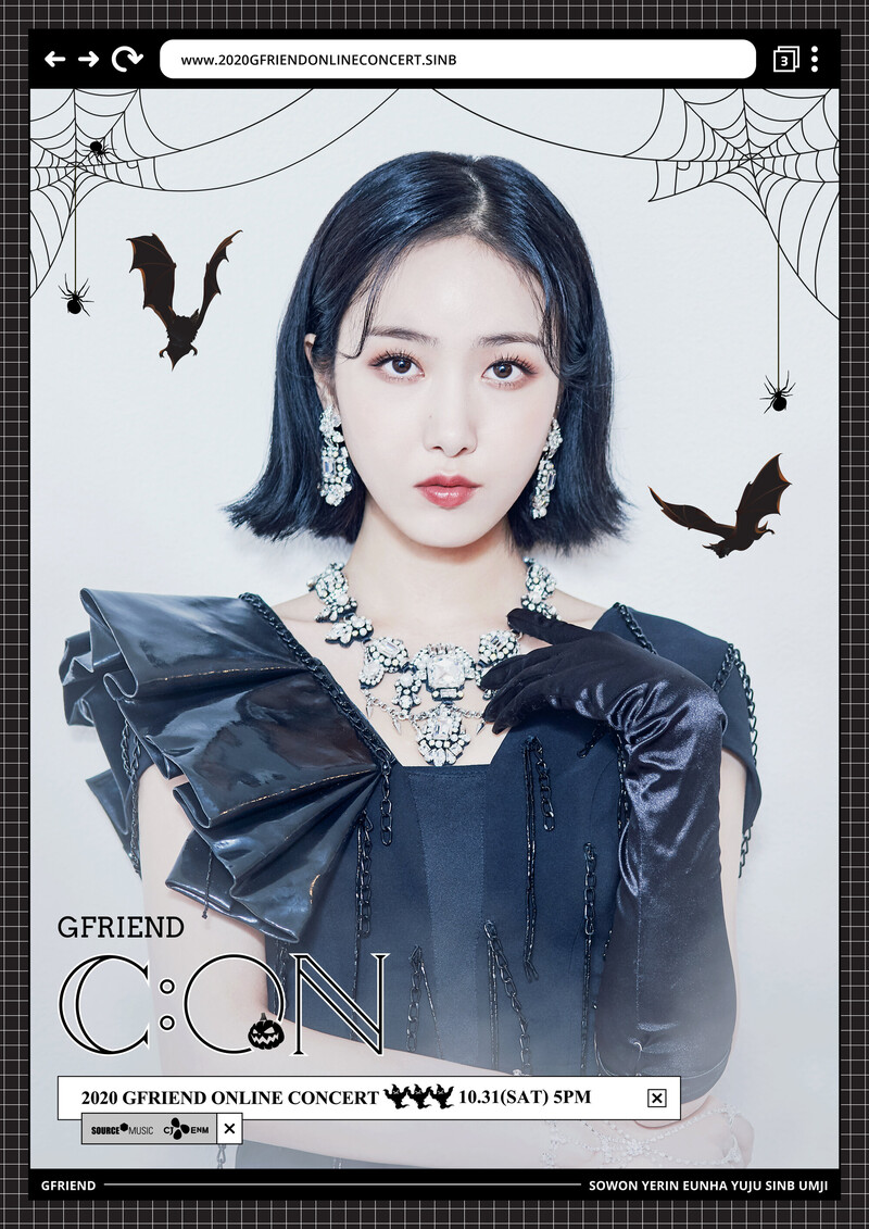 GFRIEND Online Concert 'G:Con' promotion posters documents 1