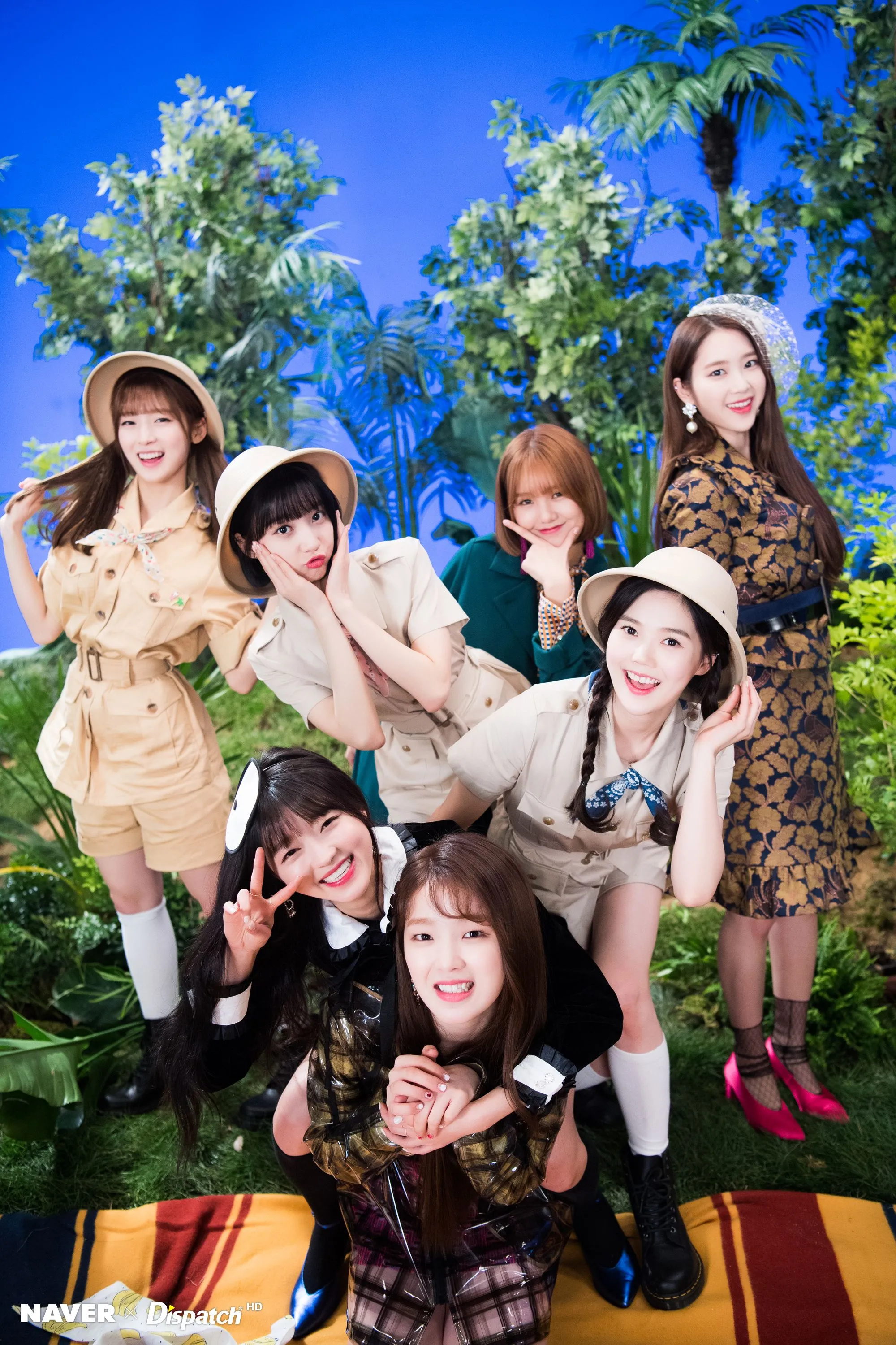 OH MY GIRL 'Banana Allergy Monkey' MV Shoot by Naver x Dispatch