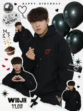 241102 - AB6IX Twitter Update | HAPPY BIRTHDAY WOOJIN