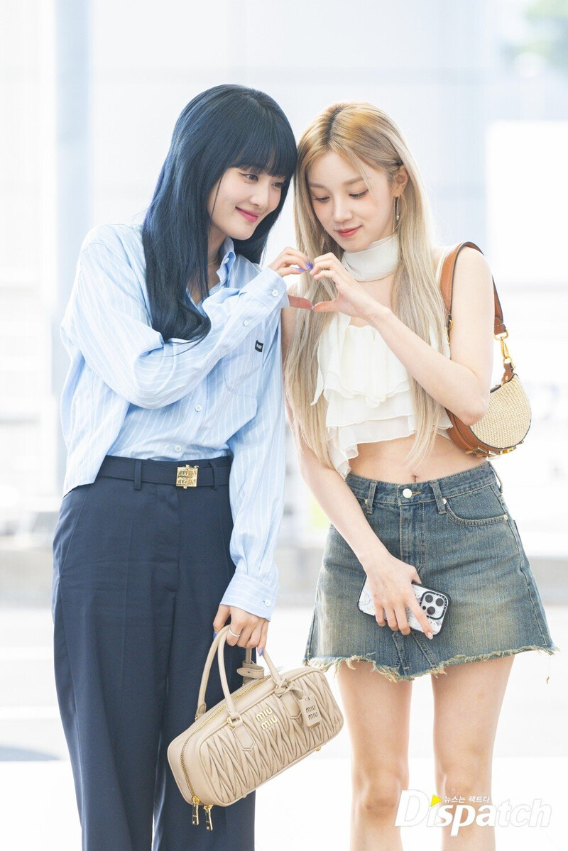 230609 (G)I-DLE Minnie and Yuqi at Incheon International Airport documents 3