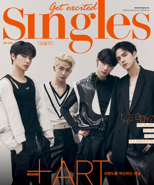 TBZ YOUNGHOON x HYUNJAE x KEVIN x NEW for SINGLES Magazine Korea May Issue 2022