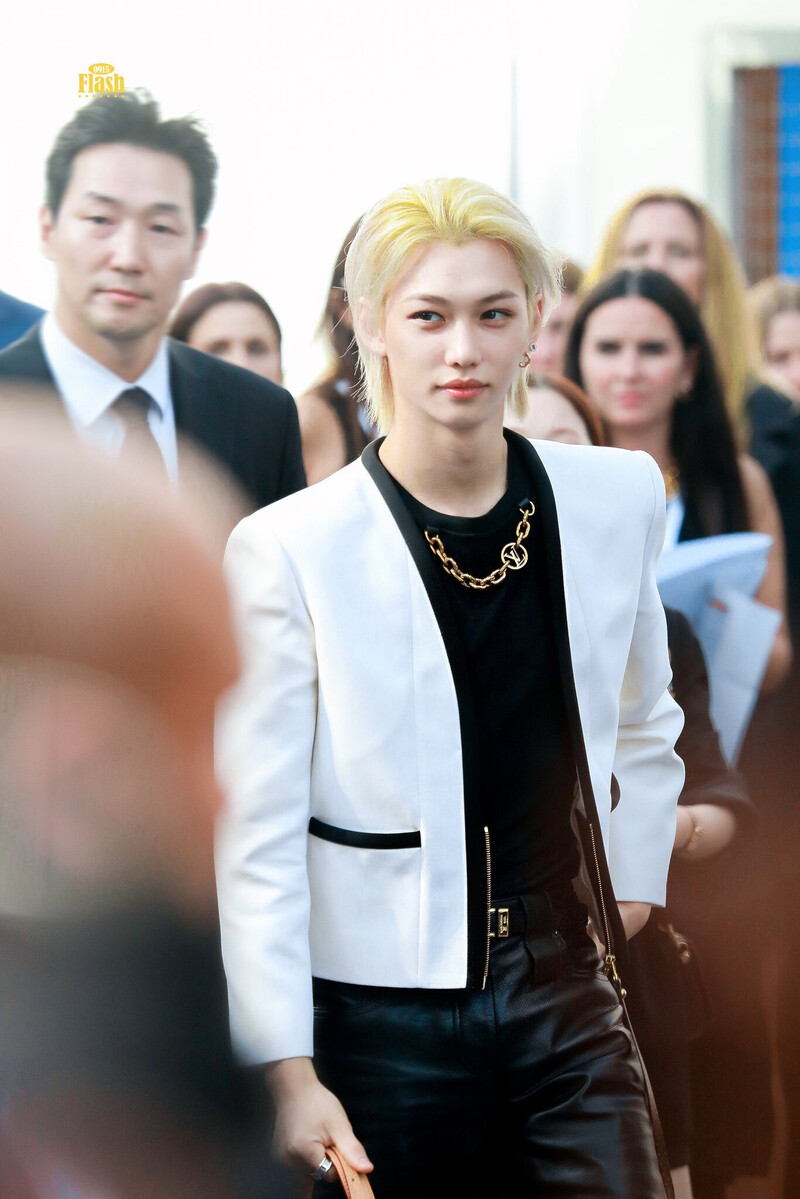 231002 Stray Kids Felix at the Louis Vuitton Spring-Summer 2024 Show PFW23 documents 1