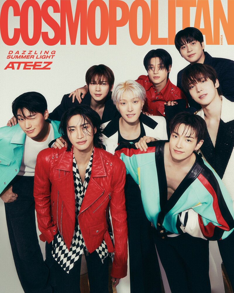 ATEEZ for Cosmopolitan Korea  July 2024 Issue documents 1
