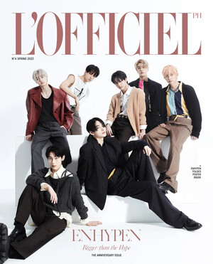 ENHYPEN for L'Officiel Spring 2022 Anniversary Issue