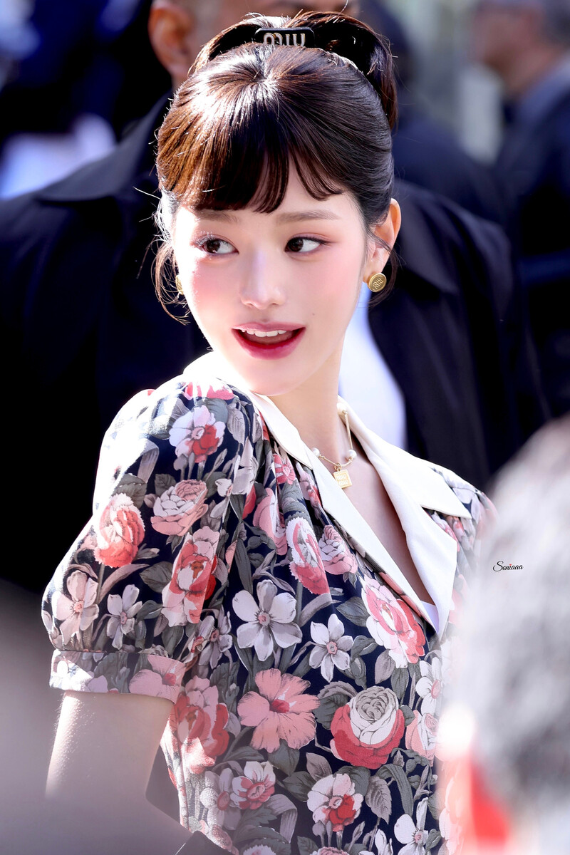 241001 IVE Wonyoung - Miu Miu SS25 Show at Paris Fashion Week documents 6