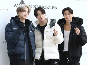 231107 The Boyz Juyeon, Hyunjae and Younghoon - Moose Knucles Event