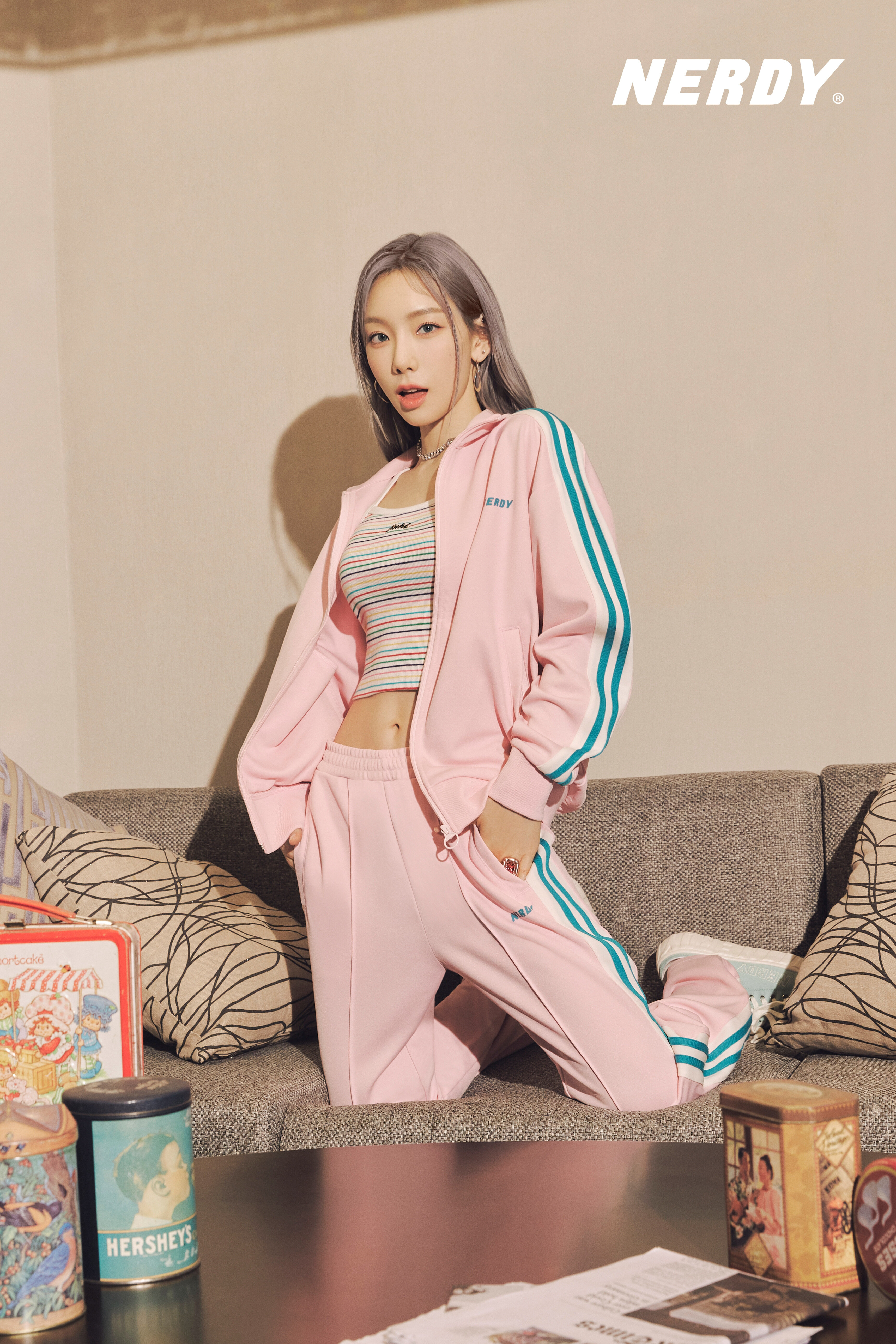 Taeyeon for NERDY 2022 SS 2nd Collection 'Color of Taeyeon' | kpopping