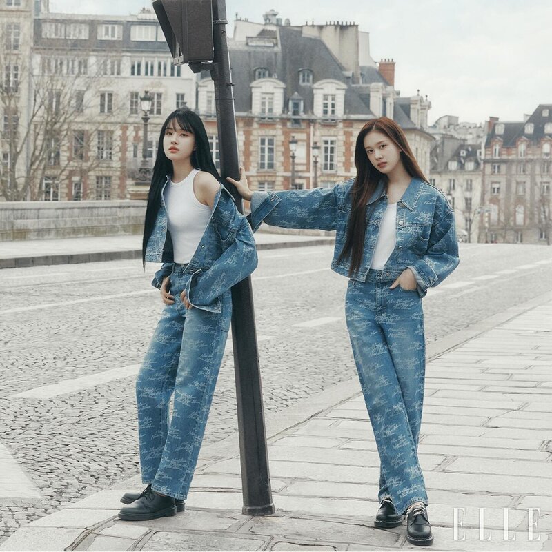 STAYC Yoon & J for Elle Korea April 2024 Issue documents 3