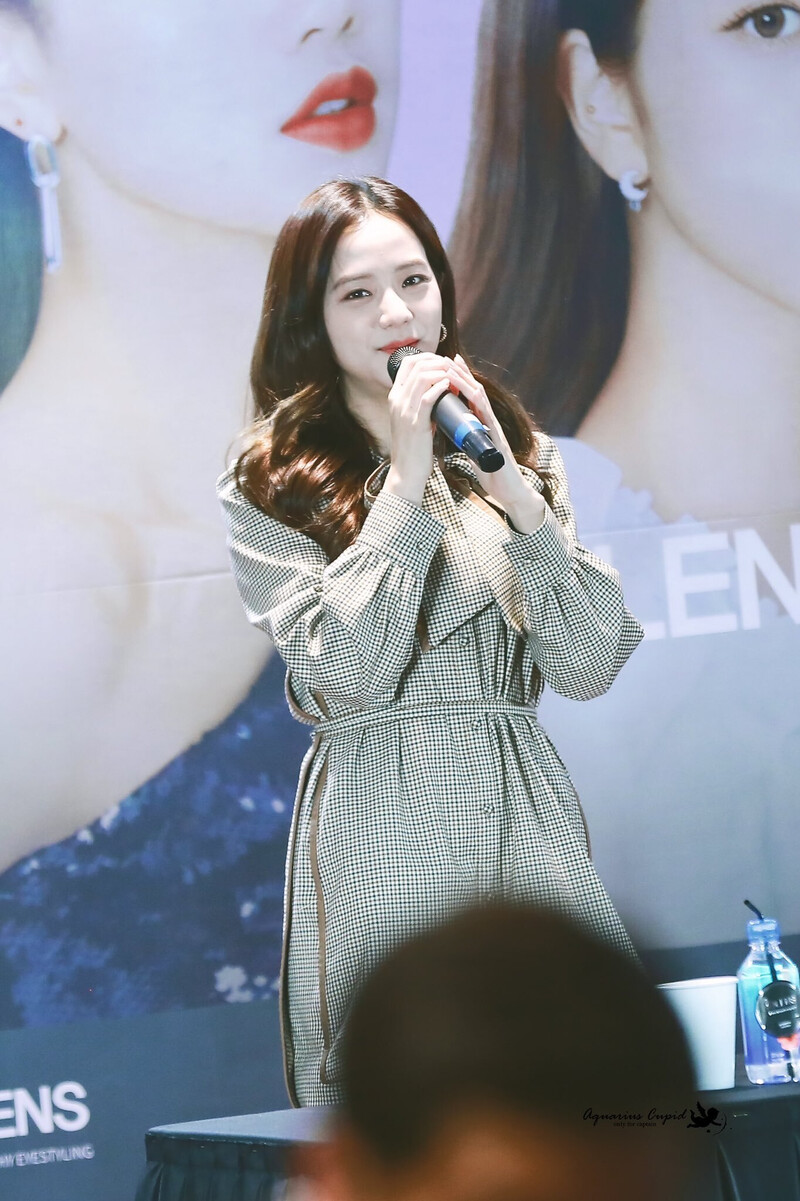 191012 BLACKPINK Jisoo - OLENS Fansign documents 5