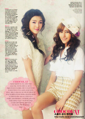 Chocolat for Ceci magazine April 2012 [SCANS]