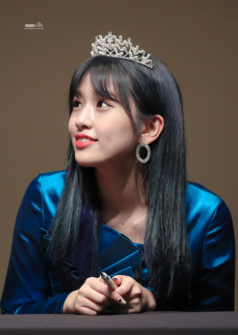 200221 IZ*ONE Yujin at BLOOM*IZ Fansign documents 6