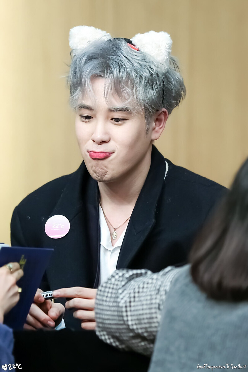 180119 Block B P.O at Re:MONTAGE fansign documents 1