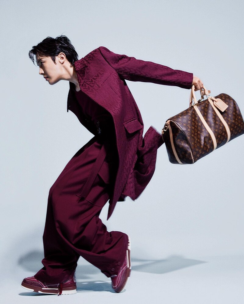 BTS J-Hope for Louis Vuitton Keepall Bag Campaign documents 4
